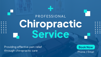 Professional Chiropractor Facebook event cover Image Preview