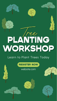 Tree Planting Workshop Facebook story Image Preview