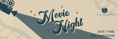 Film Movie Night Twitter header (cover) Image Preview