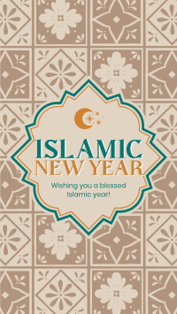 Islamic New Year Wishes YouTube Short Design