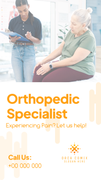 Orthopedic Specialist Facebook story Image Preview
