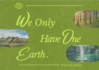 Celebrating Earth Day Postcard Design