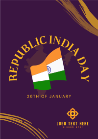 Indian Flag Flyer Design