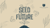 Earth Day Seed Planting Facebook Event Cover Design
