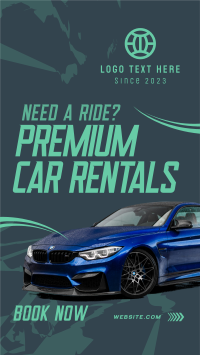 Premium Car Rentals Instagram Story Design