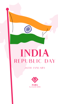 Indian Flag Raise Facebook Story Design