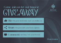 Wispy Vibrant Giveaway Postcard Image Preview