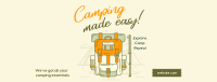 Camping made easy Facebook cover Image Preview