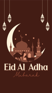 Blessed Eid Al Adha YouTube short Image Preview