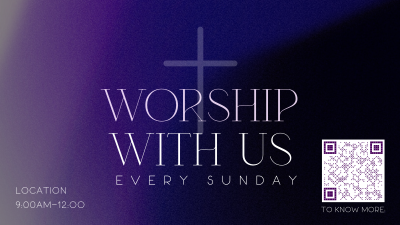 Modern Worship Facebook event cover Image Preview