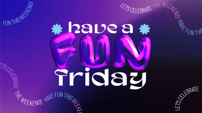 Fun Friday Balloon Facebook event cover Image Preview