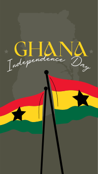 Ghana Freedom Day Facebook Story Design