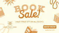 Big Book Sale Facebook Event Cover Design