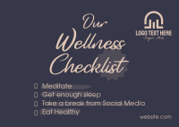 Wellness Checklist Invoice | BrandCrowd Invoice Maker