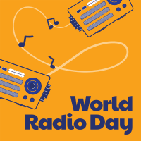 Radio Day Event Instagram Post Design