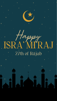 Isra' Mi'raj Spiritual Night Instagram Reel Preview