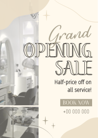 Salon Opening Discounts Flyer Design