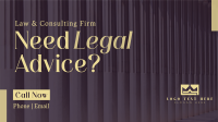 Legal Consultant Facebook Event Cover Design