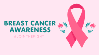 Fight Against Breast Cancer Facebook Event Cover Design