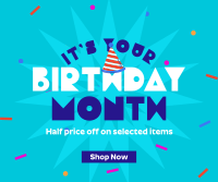 Birthday Month Promo Facebook post Image Preview