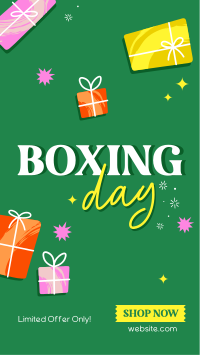 Playful Boxing Day Instagram Story Design