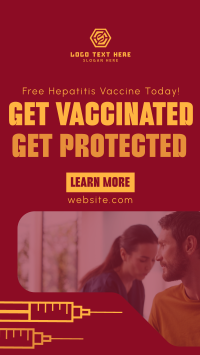 Simple Hepatitis Vaccine Awareness Instagram reel Image Preview