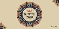 Eid Feast Celebration Twitter Post Design