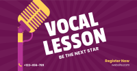 Vocal Coaching Lesson Facebook ad Image Preview