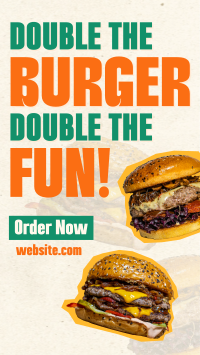 Burger Day Promo YouTube short Image Preview