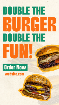 Burger Day Promo YouTube Short Design