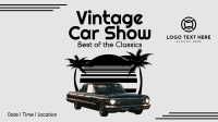 Vintage Car Show Facebook event cover Image Preview