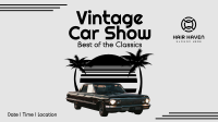 Vintage Car Show Facebook event cover Image Preview