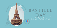 Let's Celebrate Bastille Twitter Post Design