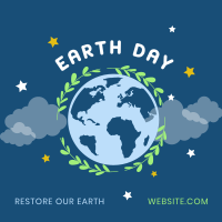 Restore Earth Day Linkedin Post Image Preview