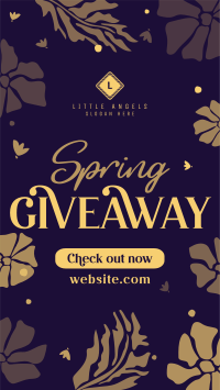 Spring Giveaway Flowers TikTok video Image Preview