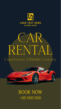 Lux Car Rental TikTok video Image Preview