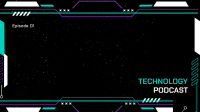 Cyber Speech Tech Zoom background Image Preview