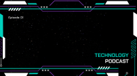 Cyber Speech Tech Zoom Background Image Preview