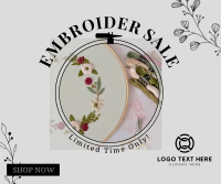 Embroidery Sale Facebook post Image Preview