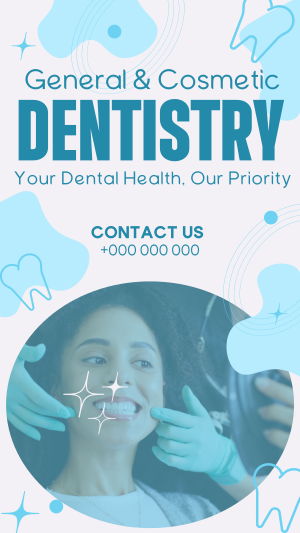General & Cosmetic Dentistry Instagram story Image Preview
