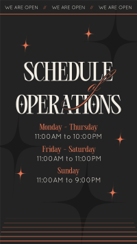 Quirky Operating Hours TikTok Video Image Preview