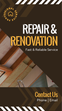 Repair & Renovation TikTok Video Design