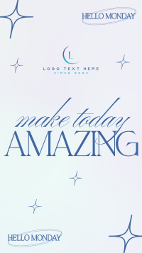 Make Today Amazing TikTok Video Design