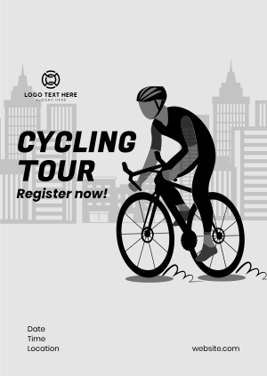 City Cycling Tour Poster Image Preview