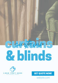 Curtains & Blinds Business Poster Image Preview