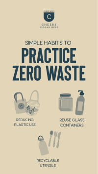 Simple Habits to Zero Waste Instagram story Image Preview