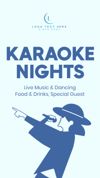 Karaoke Groove Facebook Story Design