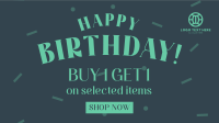 Happy Birthday Promo Animation Design