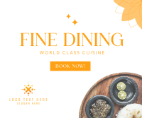 Fine Dining Facebook Post Design