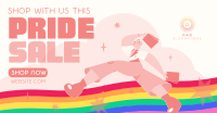 Fun Pride Month Sale Facebook Ad Design